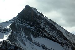 11B The Three Sisters - Faith Peak Close Up From Helicopter Above Canmore In Winter.jpg